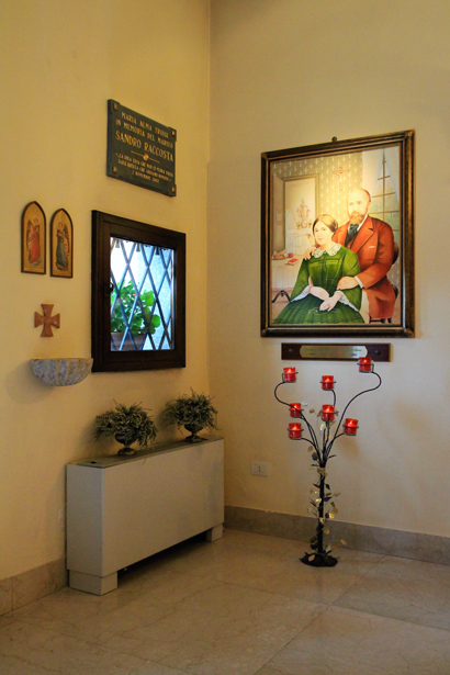 Collocazione del dipinto dei Coniugi Martin